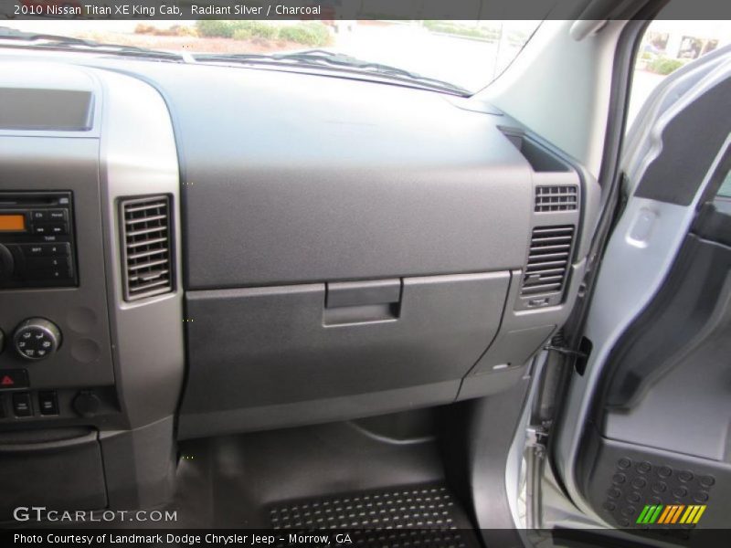 Radiant Silver / Charcoal 2010 Nissan Titan XE King Cab