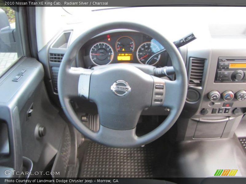 Radiant Silver / Charcoal 2010 Nissan Titan XE King Cab
