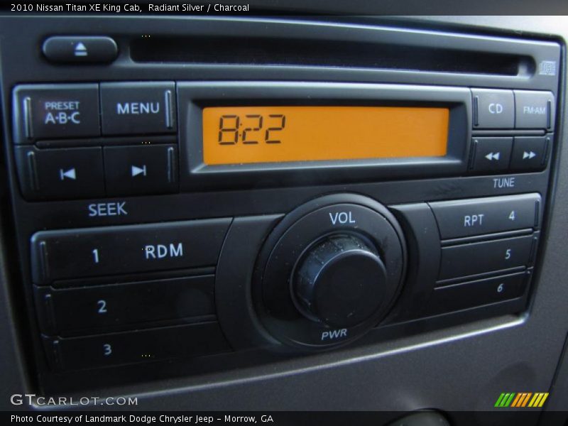 Radiant Silver / Charcoal 2010 Nissan Titan XE King Cab