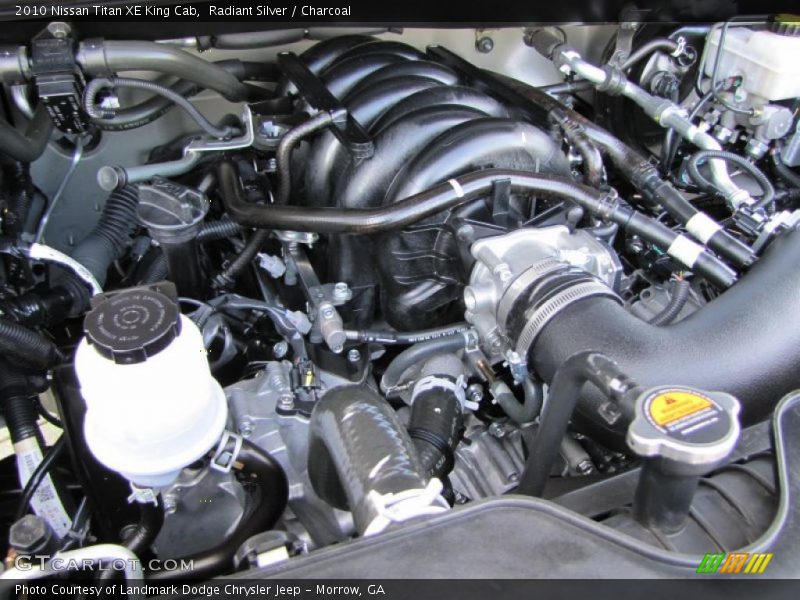  2010 Titan XE King Cab Engine - 5.6 Liter Flex-Fuel DOHC 32-Valve CVTCS V8