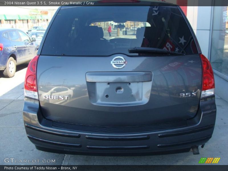 Smoke Gray Metallic / Gray 2004 Nissan Quest 3.5 S