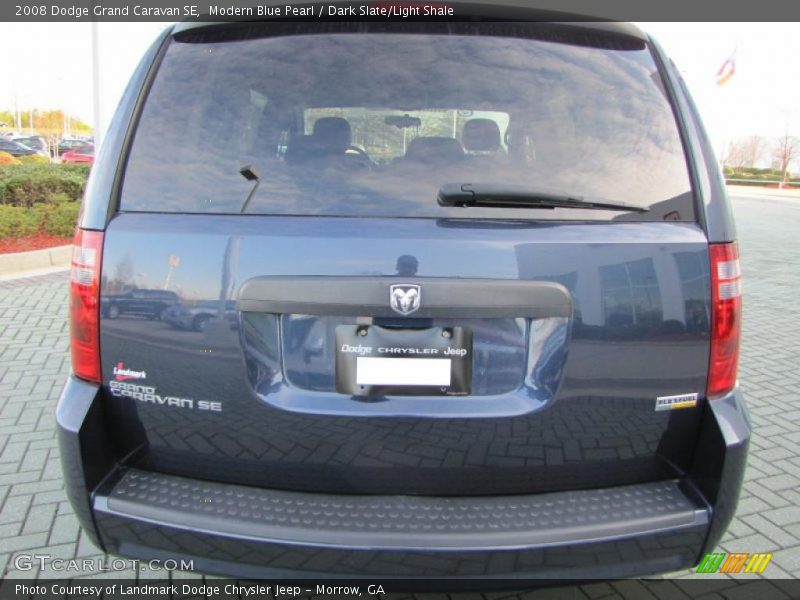 Modern Blue Pearl / Dark Slate/Light Shale 2008 Dodge Grand Caravan SE