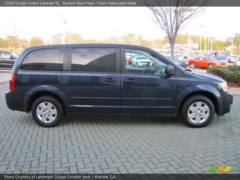 Modern Blue Pearl / Dark Slate/Light Shale 2008 Dodge Grand Caravan SE