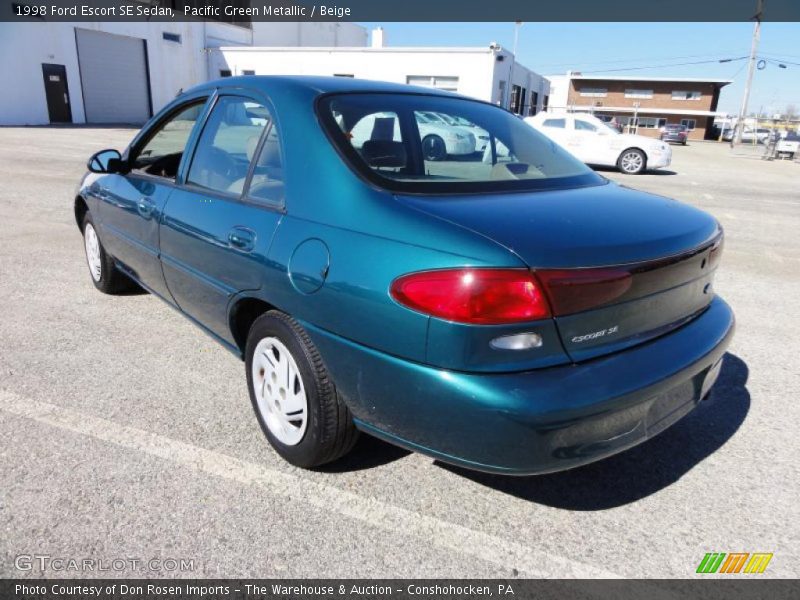  1998 Escort SE Sedan Pacific Green Metallic