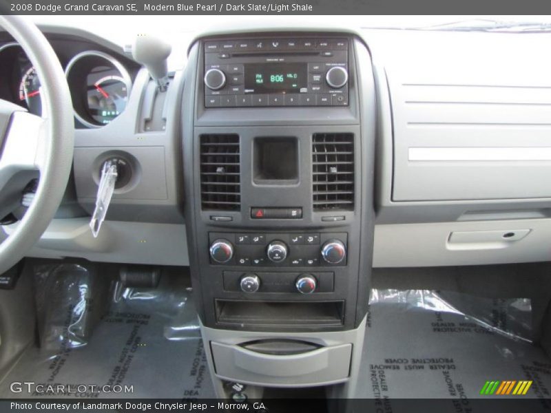 Modern Blue Pearl / Dark Slate/Light Shale 2008 Dodge Grand Caravan SE