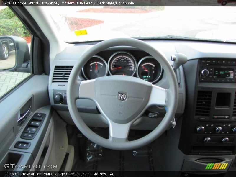 Modern Blue Pearl / Dark Slate/Light Shale 2008 Dodge Grand Caravan SE