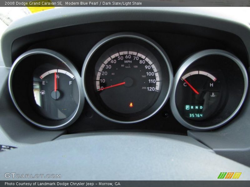 Modern Blue Pearl / Dark Slate/Light Shale 2008 Dodge Grand Caravan SE