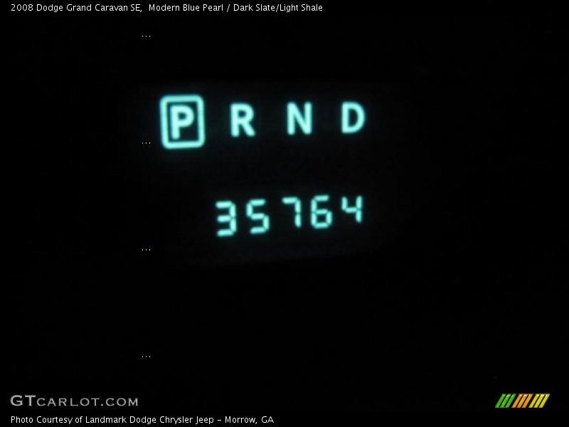 Modern Blue Pearl / Dark Slate/Light Shale 2008 Dodge Grand Caravan SE