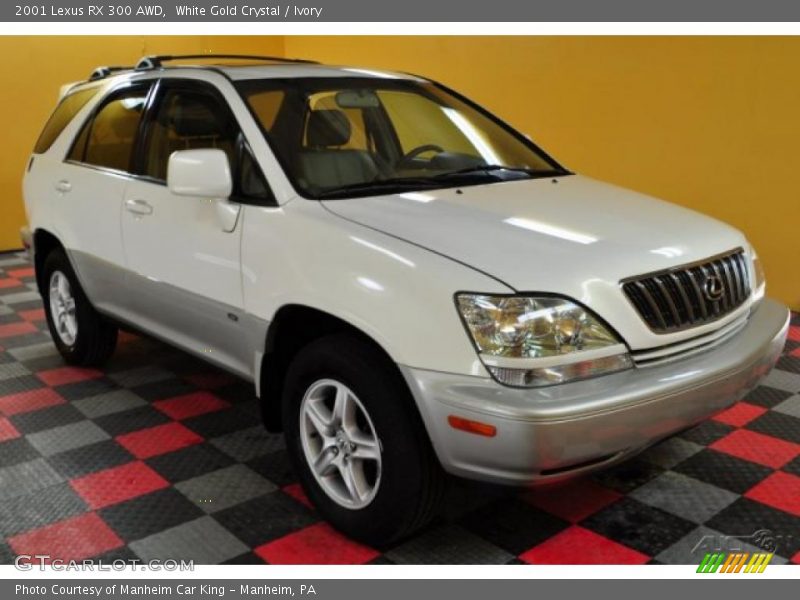 White Gold Crystal / Ivory 2001 Lexus RX 300 AWD
