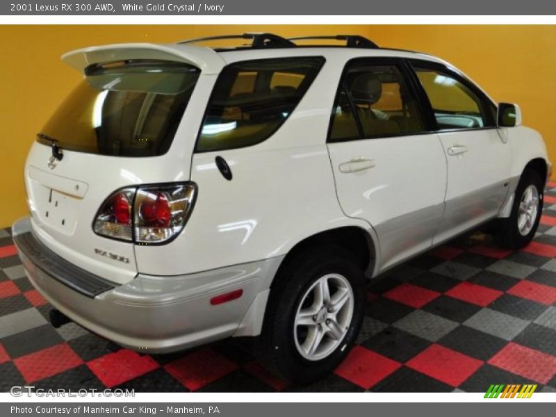 White Gold Crystal / Ivory 2001 Lexus RX 300 AWD