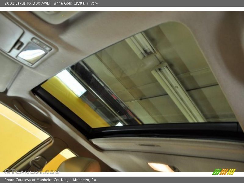 White Gold Crystal / Ivory 2001 Lexus RX 300 AWD
