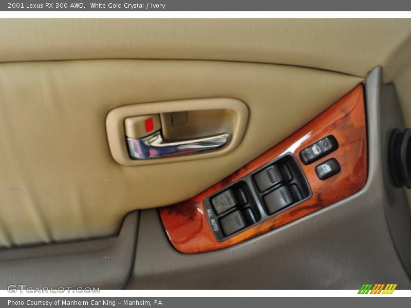 White Gold Crystal / Ivory 2001 Lexus RX 300 AWD