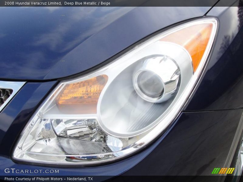 Deep Blue Metallic / Beige 2008 Hyundai Veracruz Limited