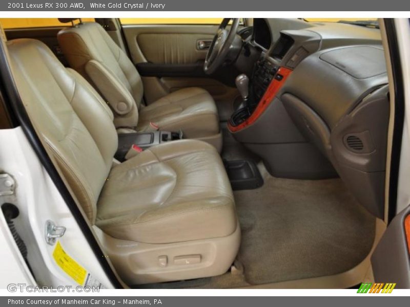 White Gold Crystal / Ivory 2001 Lexus RX 300 AWD