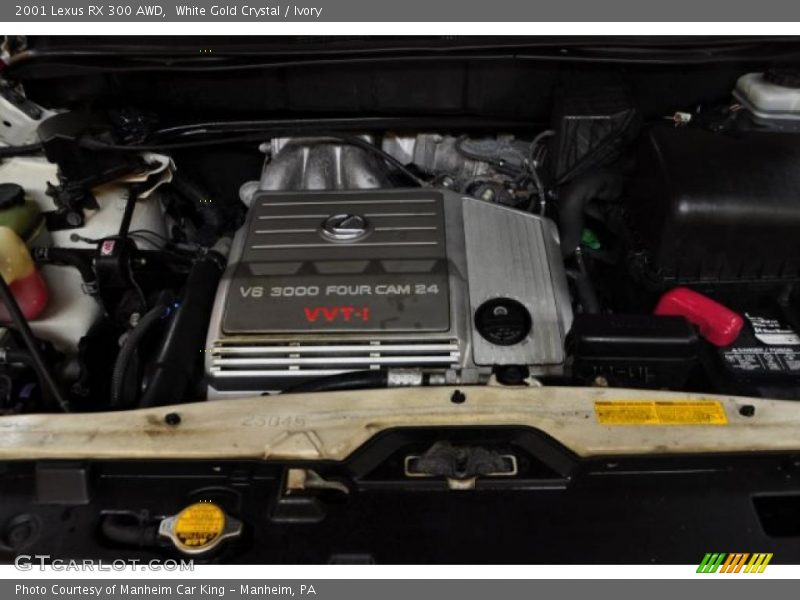 White Gold Crystal / Ivory 2001 Lexus RX 300 AWD