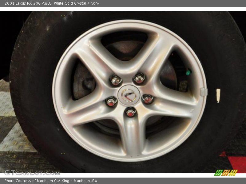White Gold Crystal / Ivory 2001 Lexus RX 300 AWD