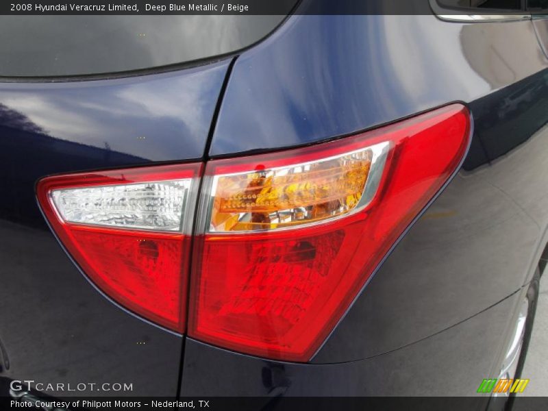 Deep Blue Metallic / Beige 2008 Hyundai Veracruz Limited