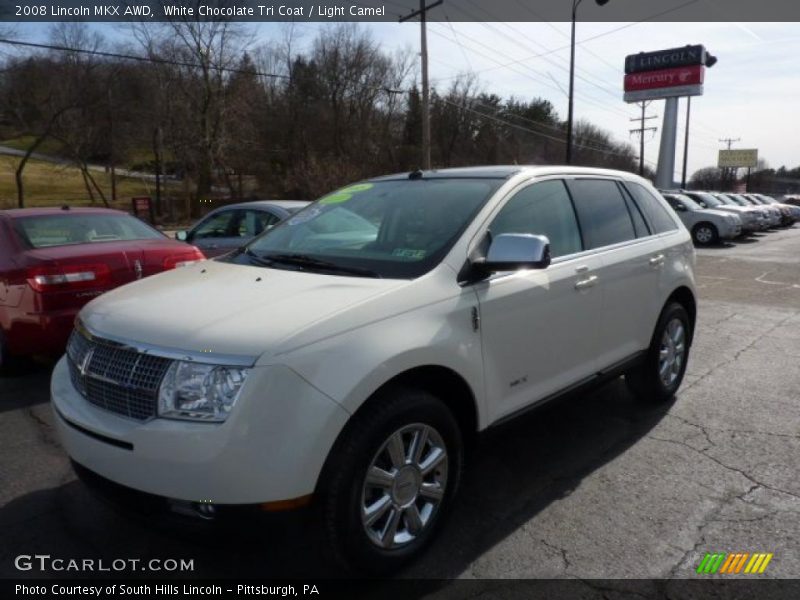 White Chocolate Tri Coat / Light Camel 2008 Lincoln MKX AWD
