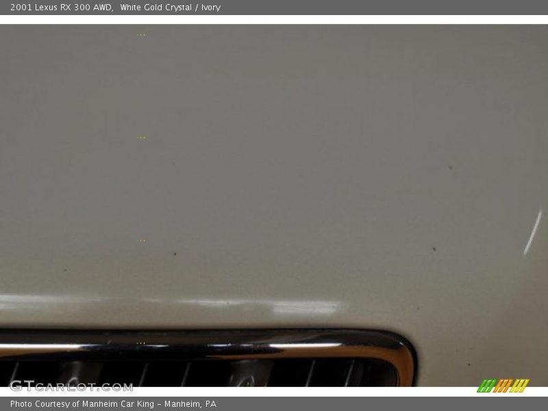 White Gold Crystal / Ivory 2001 Lexus RX 300 AWD