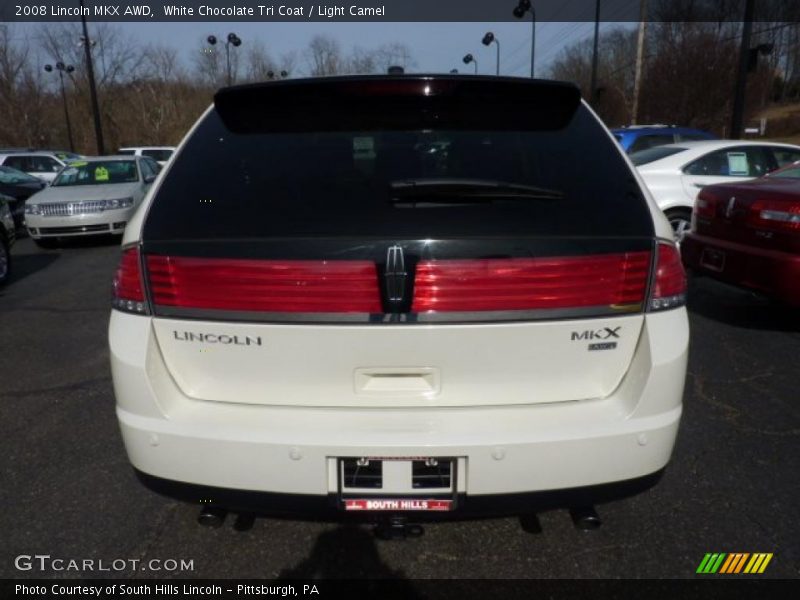 White Chocolate Tri Coat / Light Camel 2008 Lincoln MKX AWD