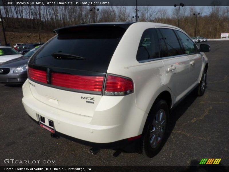 White Chocolate Tri Coat / Light Camel 2008 Lincoln MKX AWD