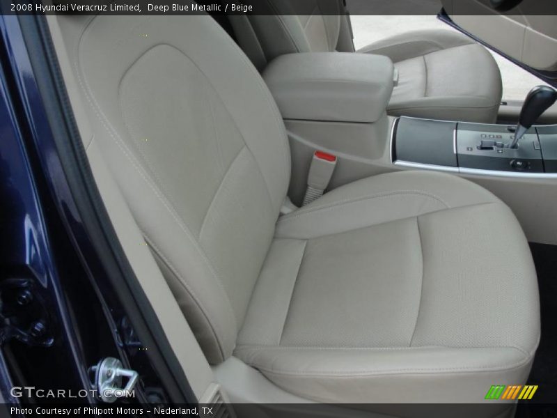 Deep Blue Metallic / Beige 2008 Hyundai Veracruz Limited