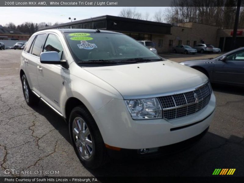 White Chocolate Tri Coat / Light Camel 2008 Lincoln MKX AWD