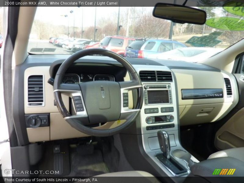 White Chocolate Tri Coat / Light Camel 2008 Lincoln MKX AWD