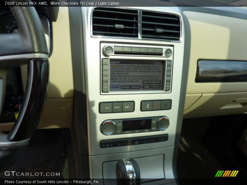 White Chocolate Tri Coat / Light Camel 2008 Lincoln MKX AWD