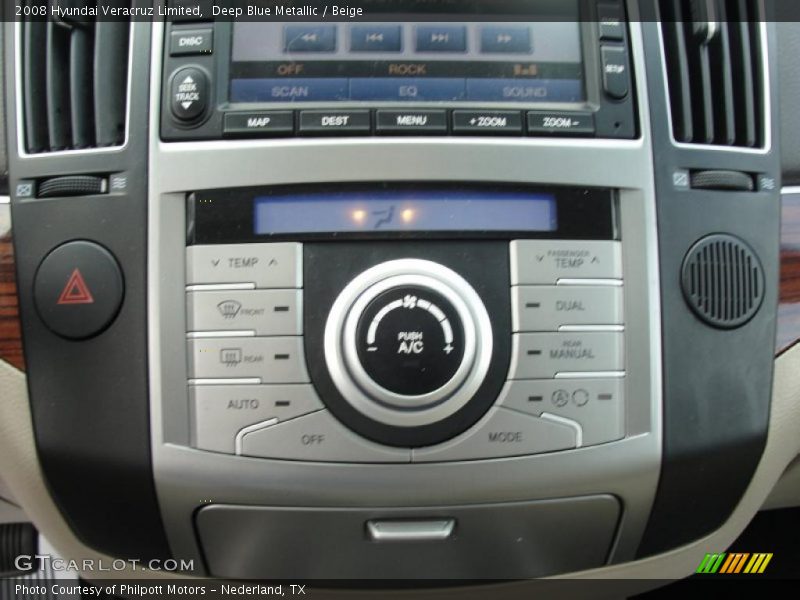 Deep Blue Metallic / Beige 2008 Hyundai Veracruz Limited
