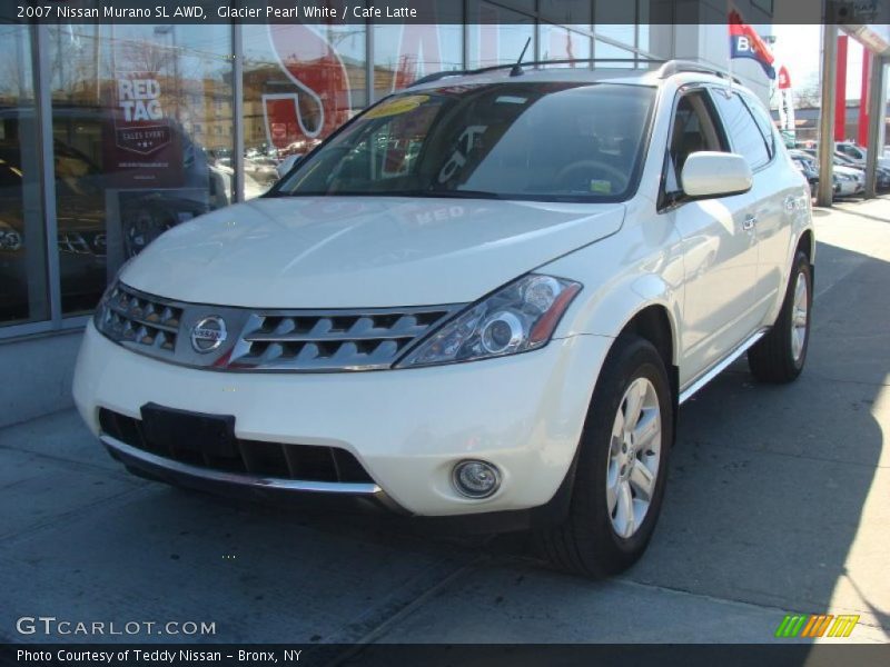 Glacier Pearl White / Cafe Latte 2007 Nissan Murano SL AWD