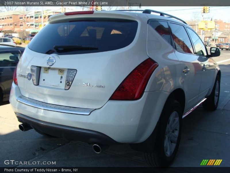 Glacier Pearl White / Cafe Latte 2007 Nissan Murano SL AWD