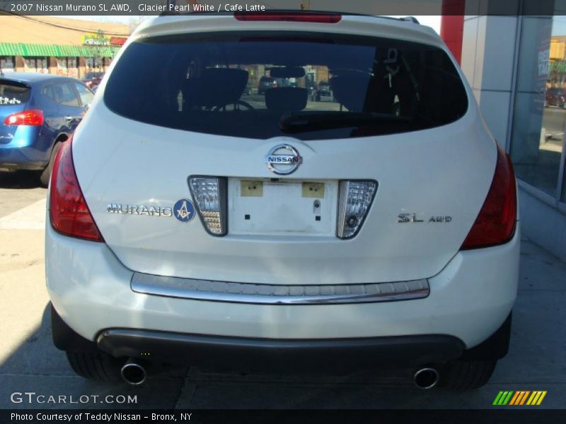 Glacier Pearl White / Cafe Latte 2007 Nissan Murano SL AWD