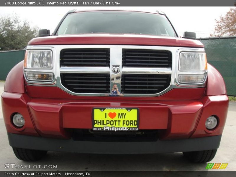 Inferno Red Crystal Pearl / Dark Slate Gray 2008 Dodge Nitro SXT