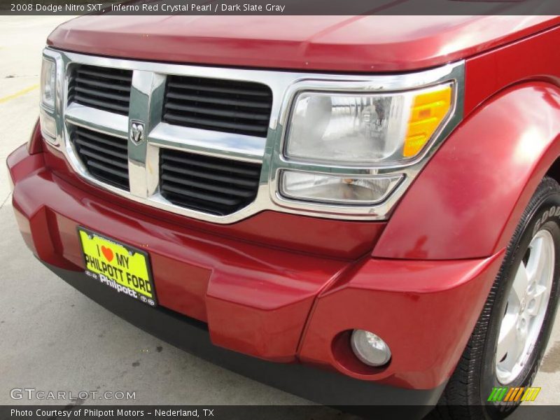 Inferno Red Crystal Pearl / Dark Slate Gray 2008 Dodge Nitro SXT