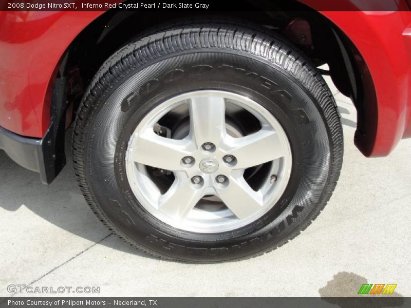 Inferno Red Crystal Pearl / Dark Slate Gray 2008 Dodge Nitro SXT