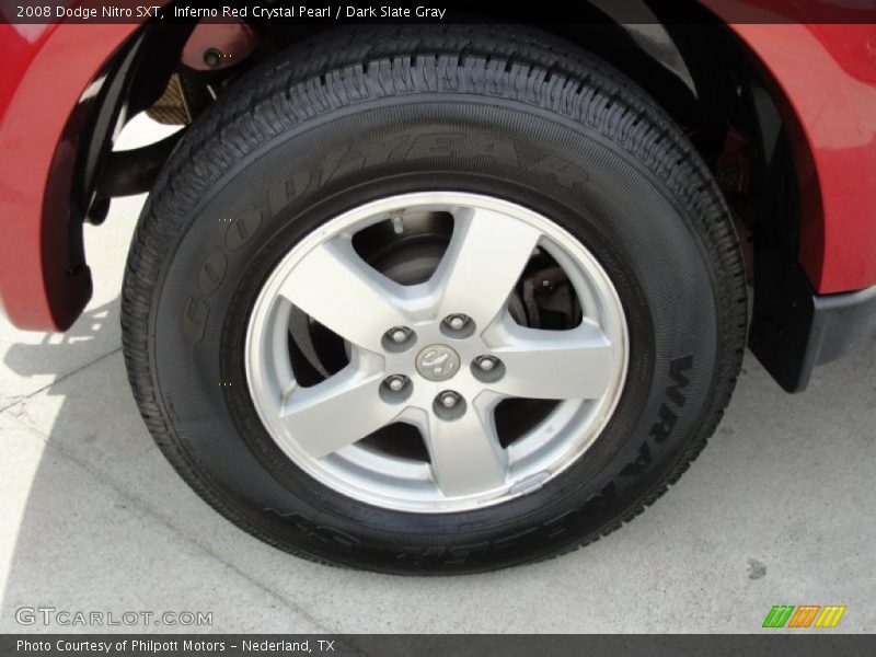 Inferno Red Crystal Pearl / Dark Slate Gray 2008 Dodge Nitro SXT