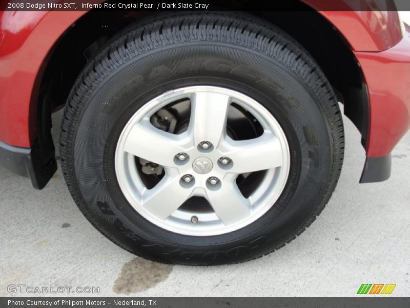 Inferno Red Crystal Pearl / Dark Slate Gray 2008 Dodge Nitro SXT