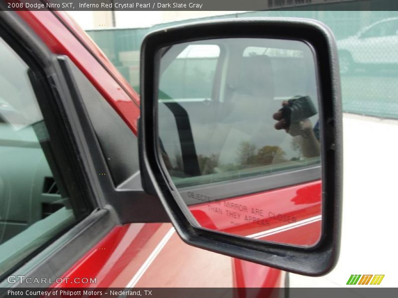 Inferno Red Crystal Pearl / Dark Slate Gray 2008 Dodge Nitro SXT