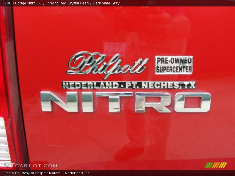 Inferno Red Crystal Pearl / Dark Slate Gray 2008 Dodge Nitro SXT