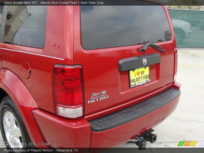 Inferno Red Crystal Pearl / Dark Slate Gray 2008 Dodge Nitro SXT