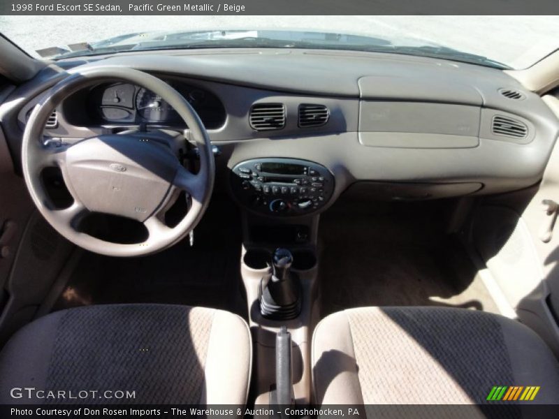Dashboard of 1998 Escort SE Sedan