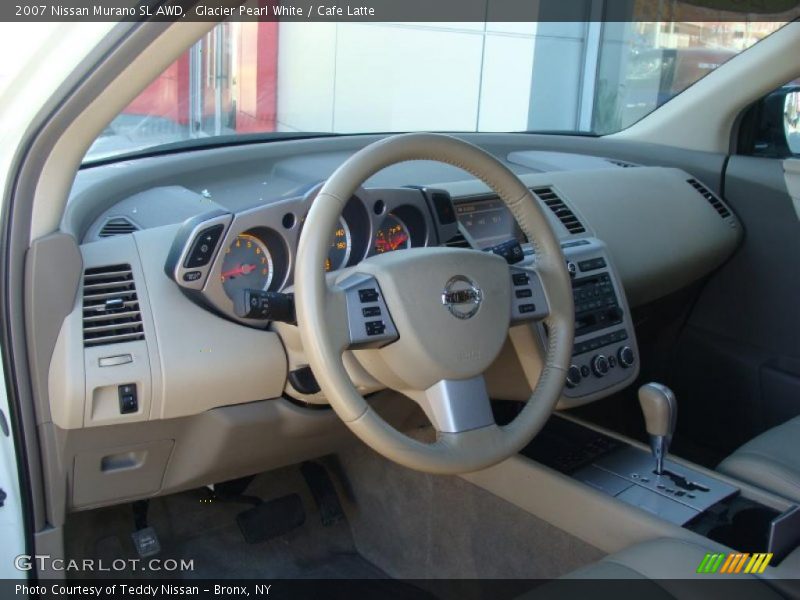 Glacier Pearl White / Cafe Latte 2007 Nissan Murano SL AWD
