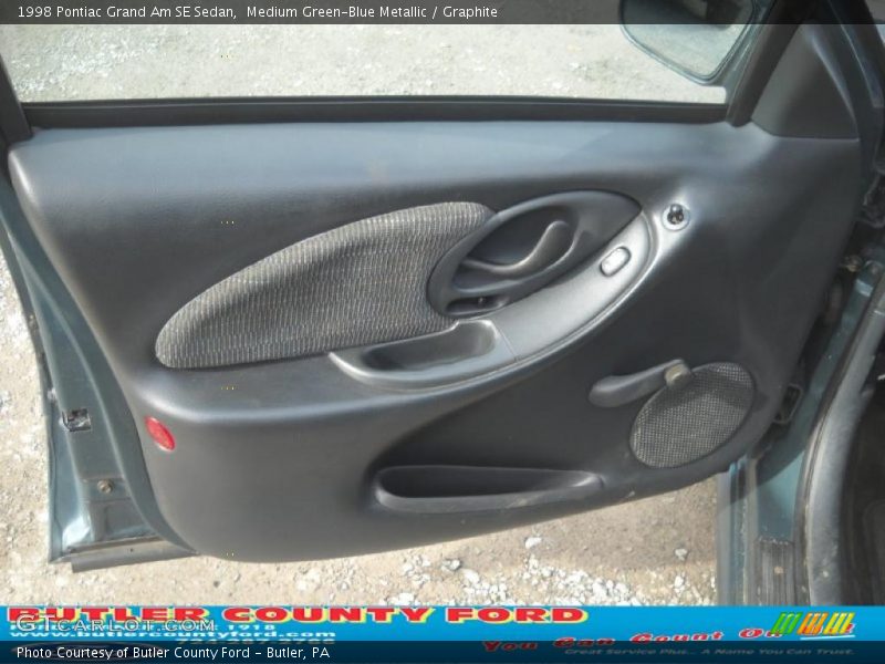 Medium Green-Blue Metallic / Graphite 1998 Pontiac Grand Am SE Sedan