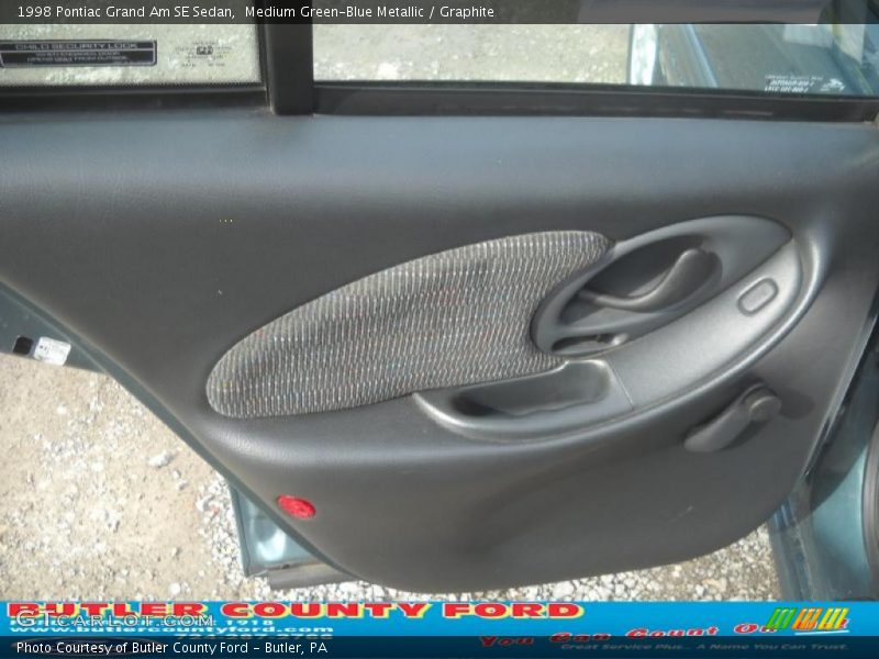 Medium Green-Blue Metallic / Graphite 1998 Pontiac Grand Am SE Sedan