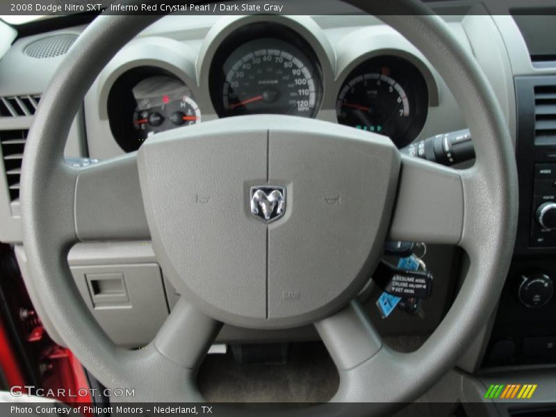 Inferno Red Crystal Pearl / Dark Slate Gray 2008 Dodge Nitro SXT