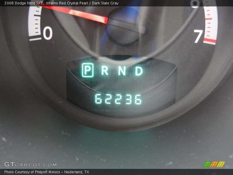 Inferno Red Crystal Pearl / Dark Slate Gray 2008 Dodge Nitro SXT