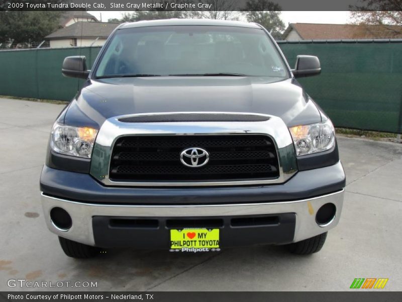 Slate Gray Metallic / Graphite Gray 2009 Toyota Tundra Double Cab