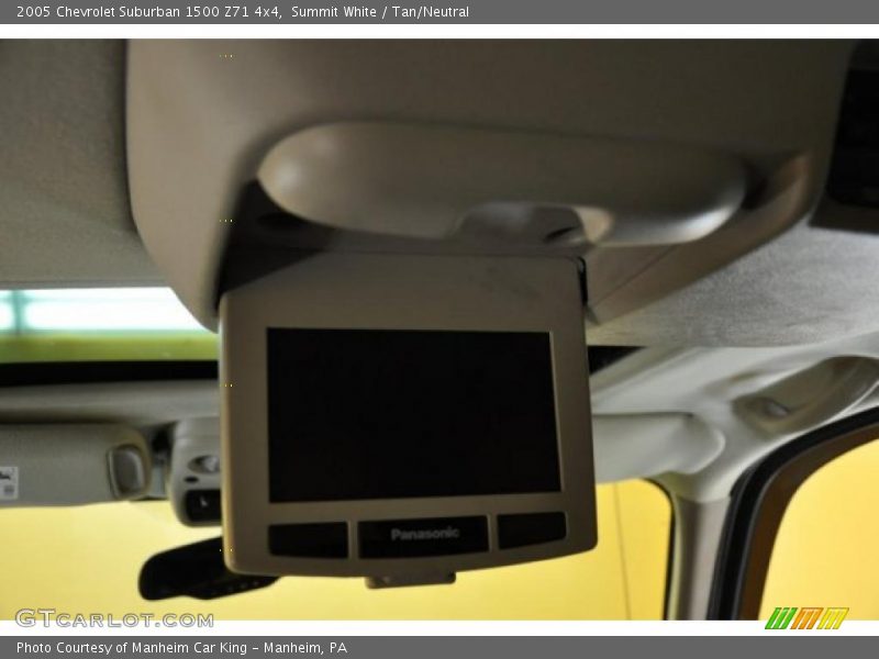 Summit White / Tan/Neutral 2005 Chevrolet Suburban 1500 Z71 4x4