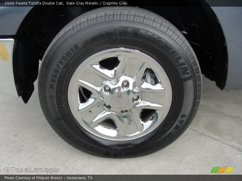 Slate Gray Metallic / Graphite Gray 2009 Toyota Tundra Double Cab